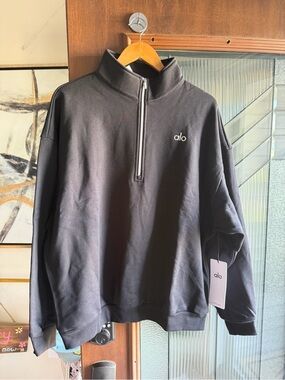Alo 1/4 Zip Oversized Sweatshirt – NWT – Size Large